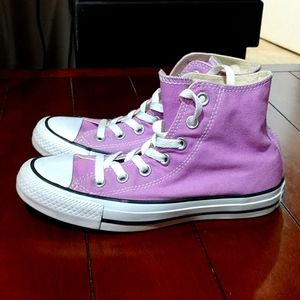 Gently used purple Converse